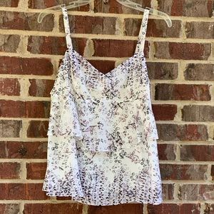 CAbi Babydoll Cami Blouse, Sz Small